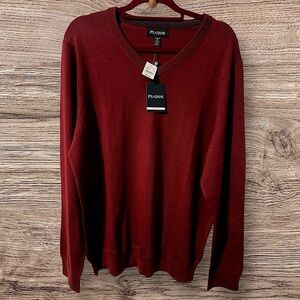 🆕 Jos. A. Bank Burgundy Sweater-Size XXL